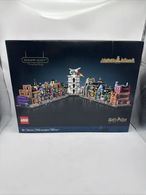 LEGO Harry Potter Diagon Alley 76444, 2750 Pieces, 18+, Complete Set Sealed