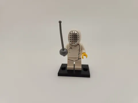 LEGO CMF Series 13 Minifigure Fencer W/ Sword col13-11 (71008) Olympics COMPLETE