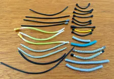 LEGO LOT OF 26 ASSORTED FLEXIBLE TUBES AND HOSES