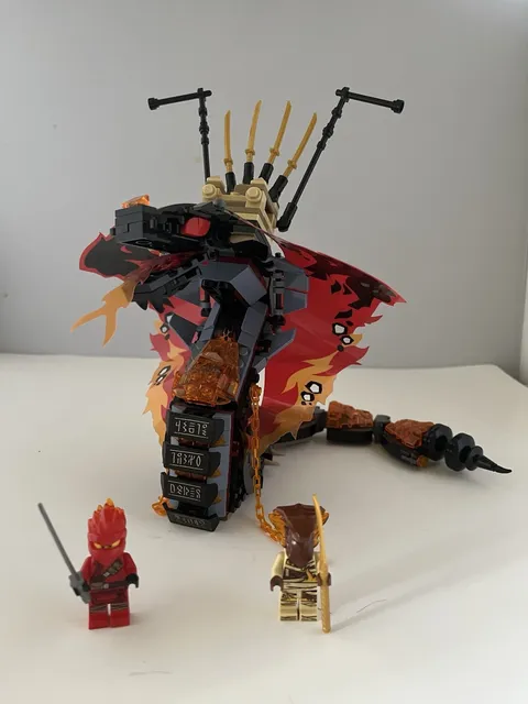LEGO 70674 Ninjago Fire Fang - Incomplete