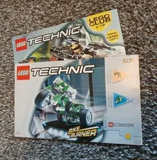 Manual LEGO Technic 8236 Bike Burner And  Advertising Booklet
