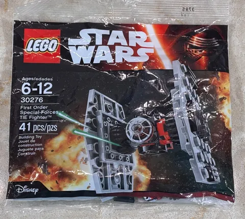 SEALED Lego Star Wars First Order Special Forces TIE Fighter Polybag 30276