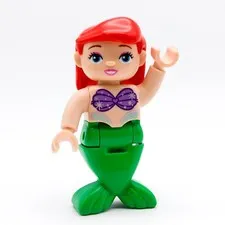LEGO DUPLO Ariel Mermaid Figure Green Disney Princess 2013 dupmermaid01