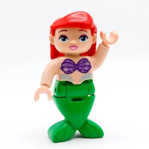 LEGO DUPLO Ariel Mermaid Figure Green Disney Princess 2013 dupmermaid01