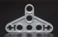 LEGO Technic Pearl Light Gray Liftarm Modified Triangle Thin 3x5 2905 4227598