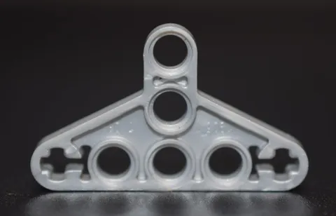 LEGO Technic Pearl Light Gray Liftarm Modified Triangle Thin 3x5 2905 4227598