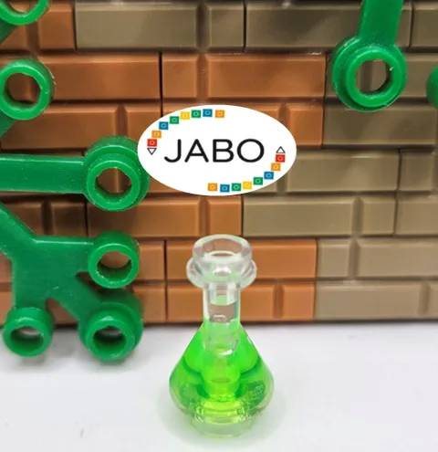 (S12 / 1 / 6) LEGO 93549pb05 Utensil Bottle Lime Fluid Pattern