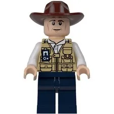 Lego Vet 75919 Hat Fedora Jurassic World Minifigure