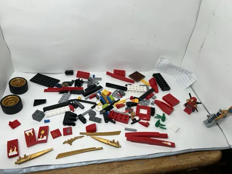 LEGO NINJAGO Kai's Blade Cycle #9441 Near Complete Set Missing Qty-2 (3x1) Read