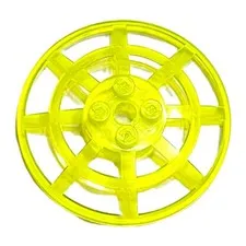 LEGO Neon Green Dish 6 x 6 Inverted Webbed Radar