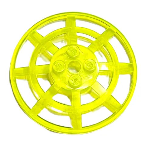 LEGO Neon Green Dish 6 x 6 Inverted Webbed Radar
