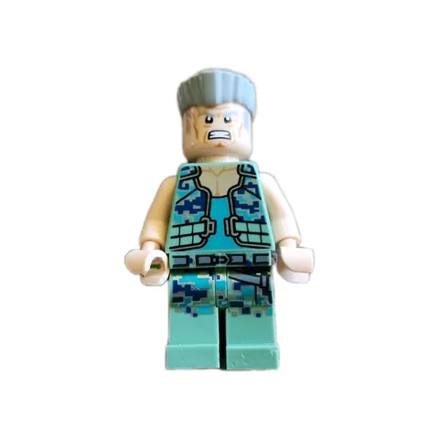 LEGO AVATAR COLONEL MILES QUARITCH 75571 Minifigure (avt002) Loose