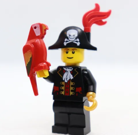 Captain , Bicorne 9349 Parrot Bird Pirates II LEGO® Minifigure Mini Figure