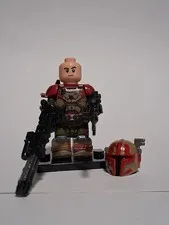 Star Wars Clone Force Custom Tan-Red Armored Minifigure Clone Trooper - Lego New