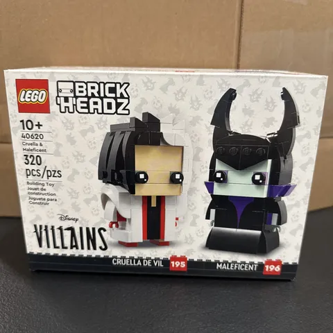 LEGO Brickheadz 40620 Disney Villains CRUELLA DE VIL & MALEFICENT New