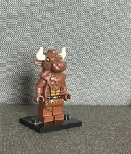 LEGO Minifigures Series 6 Minotaur Minifigure Brown Bull with White Horns