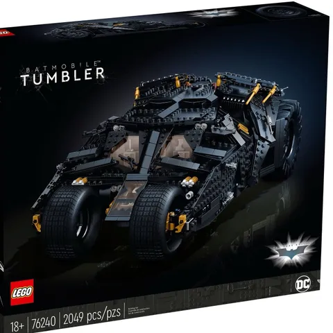 LEGO DC Batman Batmobile Tumbler 76240 Set 2049 Pieces Age 18+ 