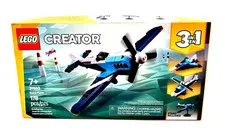 LEGO Creator 3 in 1 Aircraft Race Plane Building Toy with 3 Options Fighter Jet