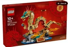 LEGO 80112 SEALED NEW IN BOX Auspicious Dragon Lunar New Year Bldg. Set 1171pc