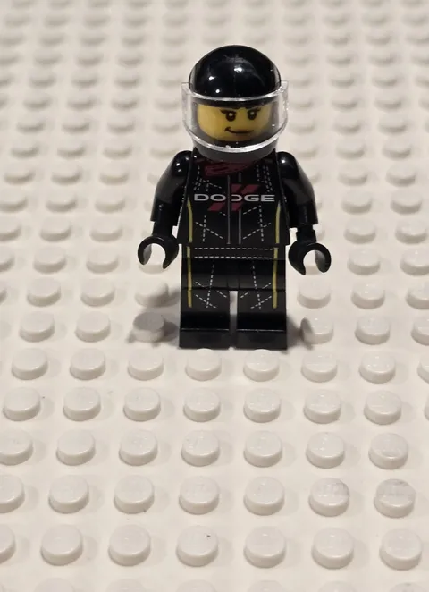 Mopar Dodge   SRT Top Fuel Dragster Driver - 76904 (sc090) LEGO® Minifigure