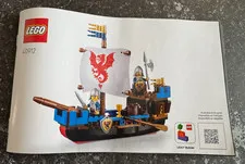 40912 LEGO INSTRUCTION BOOK ONLY Ideas Sea Serpent Ship
