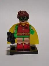 Robin Custom- Lego Minifigure-Dc Superheroes 80s Inspired Green Red Rare New