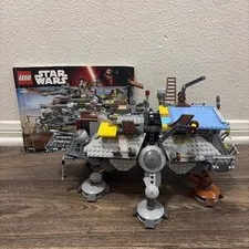 LEGO Star Wars: Captain Rex's AT-TE (75157) Incomplete MANUAL ✅ Box🚫 Minifigs🚫