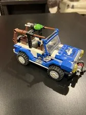 2015 Lego Jurassic World JEEP/TRUCK Dilophosaurus Attack 75916 Fast Ship
