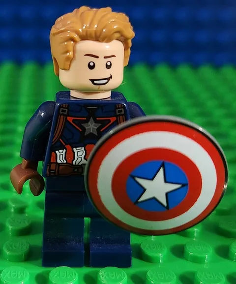 Captain America Marvel Superheroes Lego Minfigure Authentic