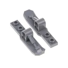 2x LEGO Helicopter Landing Skids 1x6 New Dark Gray Skids 6068029 15540