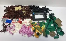 LEGO Bonsai Tree & Botanical Parts Lot Bulk Pink Frogs Leaves Foliage Flowers