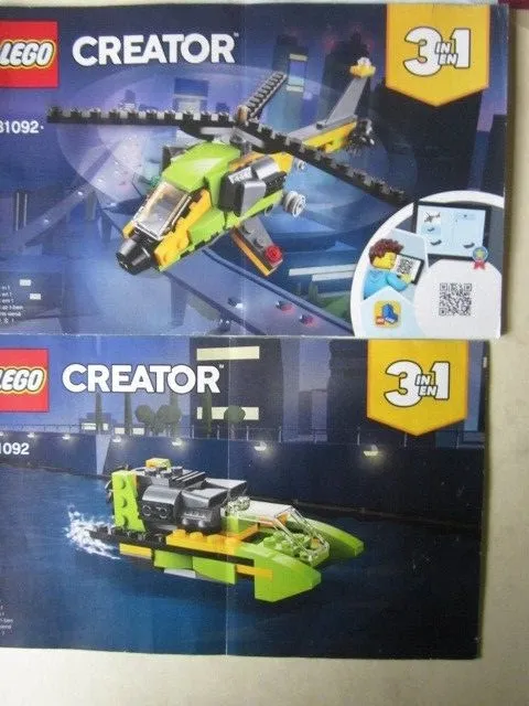 Lego instructions Instruction Creator 31092 2 pieces, two parts
