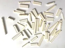 LEGO White Long Plates & Tiles Lot - Thin Building Strips 1x8 2x8 1x12 MOC Bulk