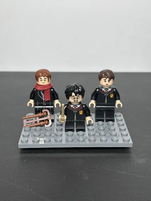 Lego Harry Potter Minifigure Lot - Harry Potter - Neville Long - James Potter