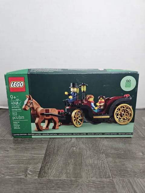 New Lego Wintertime Carriage Ride (40603) Limited Edition Set