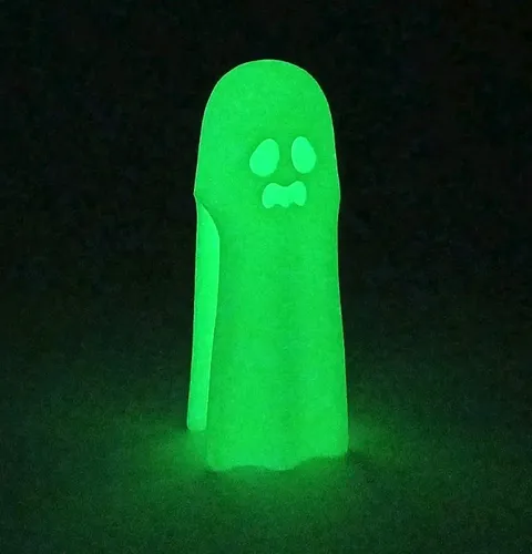 LEGO® Minifigure™ New Headgear Head Cover Glow-in the-Dark Ghost Wavy Mouth