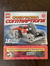 LEGO Crazy Action Contraptions, Spiral Bound Activity Kit by Klutz, NEW Complete