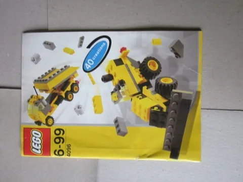 Lego Building Instructions Instruction 4096, 40 Creations, Models 