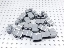 LEGO Lot of 20 Dark Bluish Gray 1x2 Modified Log Bricks BP