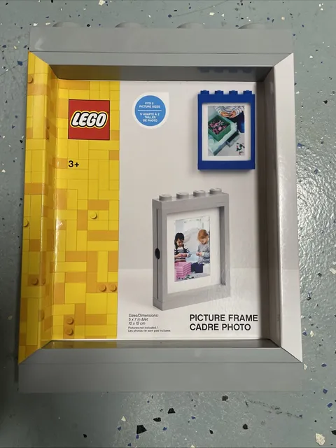 LEGO Storage Products: 41131740 Picture Frame Medium Stone Grey NEW
