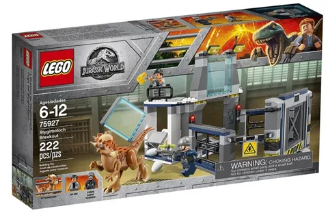 LEGO Jurassic World 75927 Stygimoloch Breakout Dinosaur Lab Set