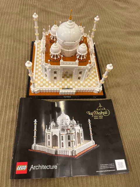 LEGO Architecture Taj Mahal 21056 Landmark Series Complete Set 2022 Pieces