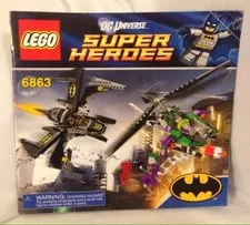Lego #6863 MANUAL ONLY DC Universe Super Heroes Batman