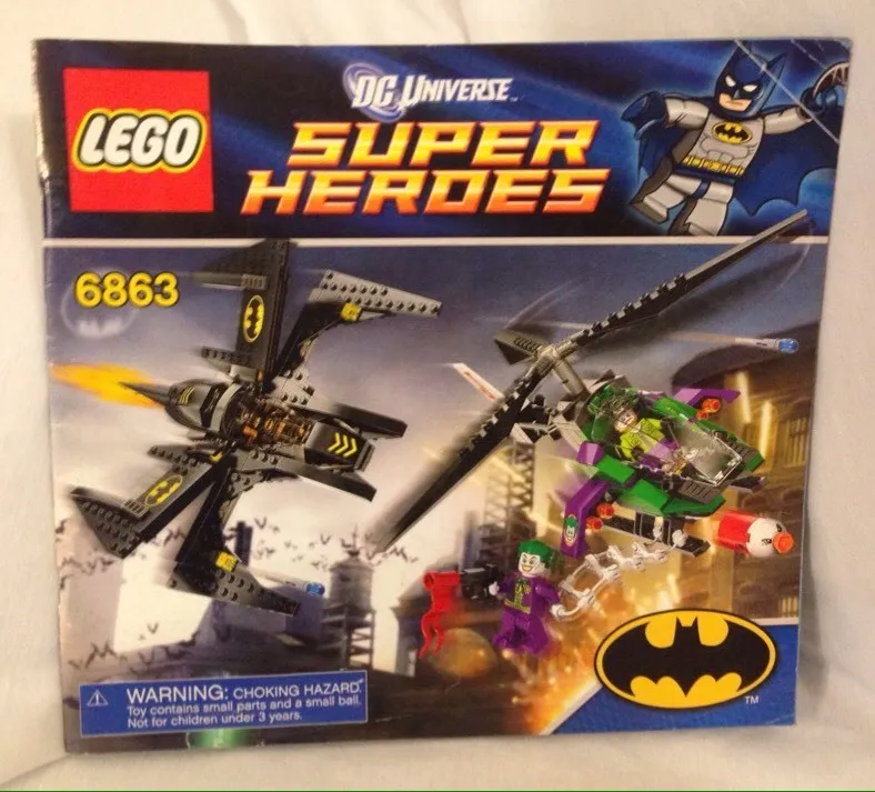 Lego #6863 MANUAL ONLY DC Universe Super Heroes Batman