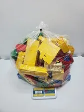 LEGO DUPLO BULK LOT 1980s BLOCKS PARTS PIECES CARS FIGURES TOY LOT 5LBS PLUS VTG