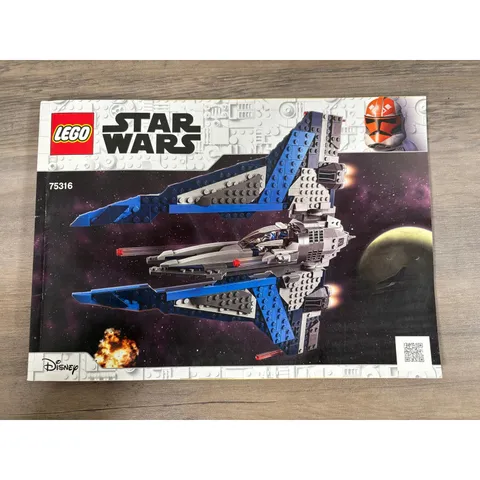 Lego Star Wars Instruction Manual 75316 The Mandalorian Starfighter Booklet Only