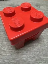 2 lbs LEGO Bulk Lot – Random Bricks Plates Parts Mixed Pieces W/storage Box