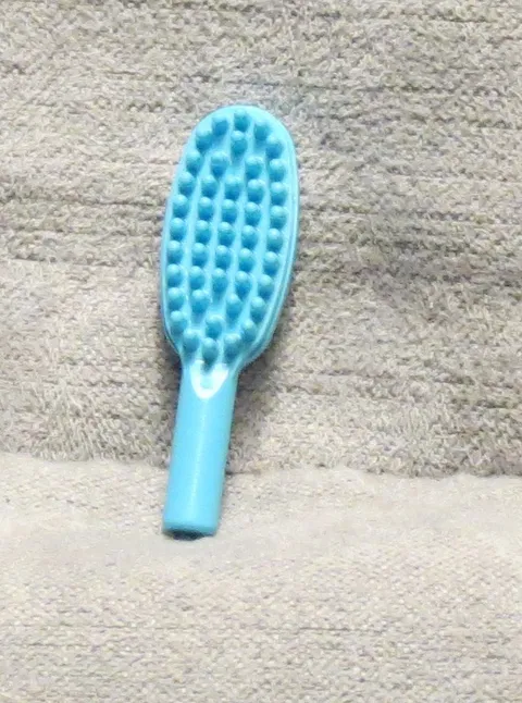 LEGO Parts - Medium Azure Minifigure, Utensil Hairbrush - No 3852b