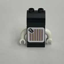 Lego Minifigure Minifig with Barcode Replacement Part Piece