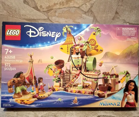 LEGO Disney Moana 2 Kakamora Barge 43258 Building Set NEW 572 Pieces